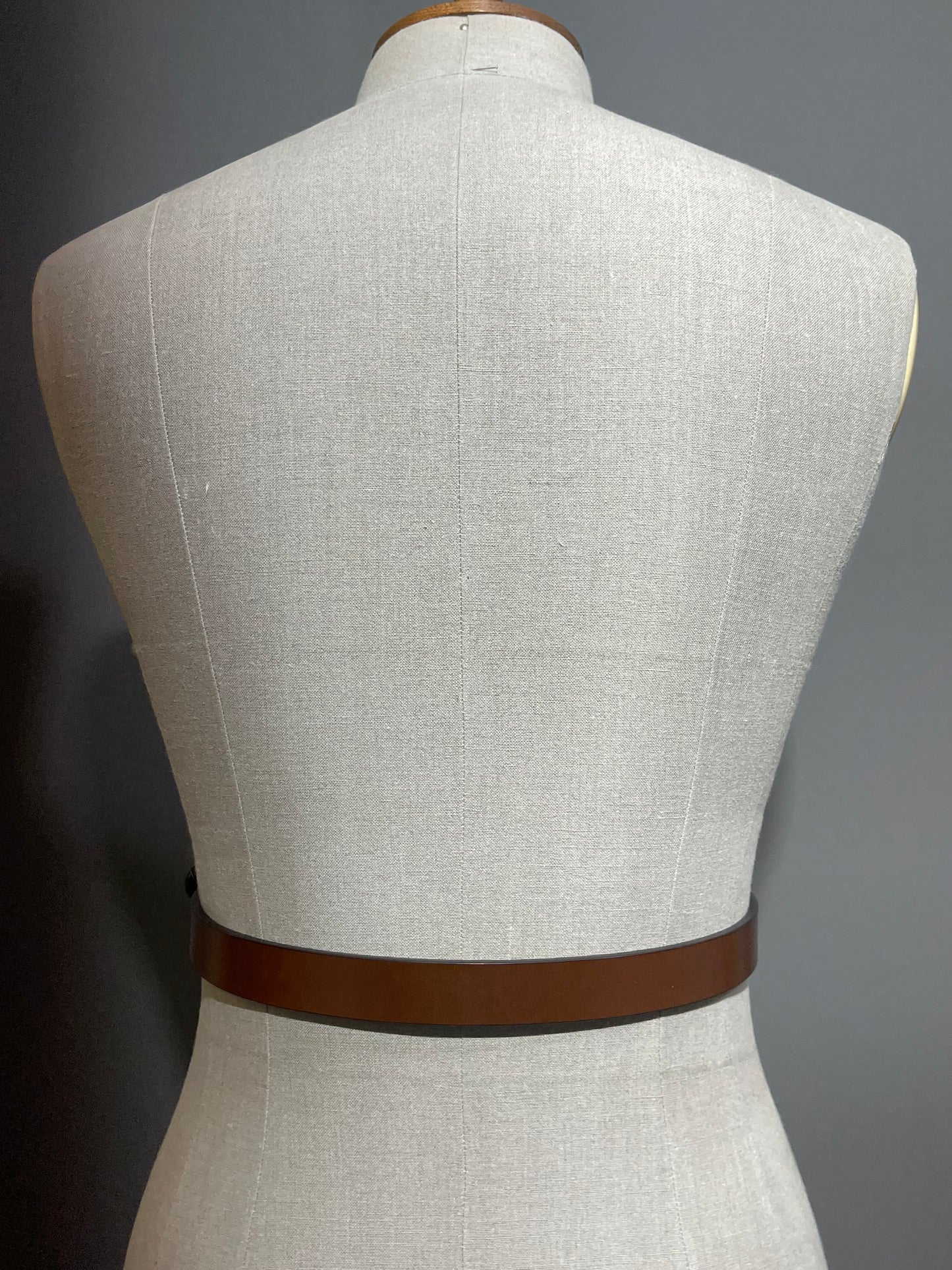 Ladies 25mm Brown English Bridle Leather Belt