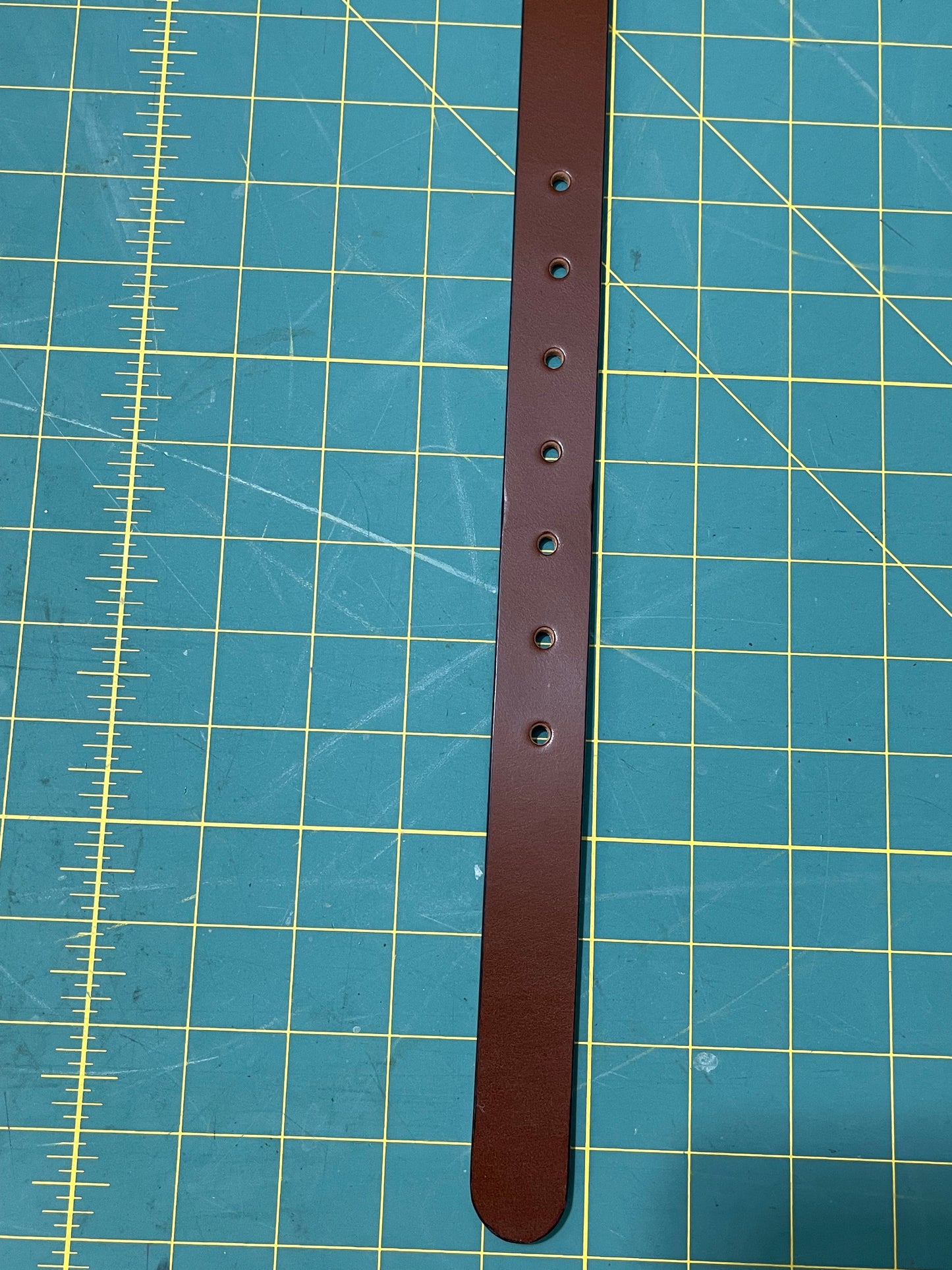 Ladies 25mm Brown English Bridle Leather Belt